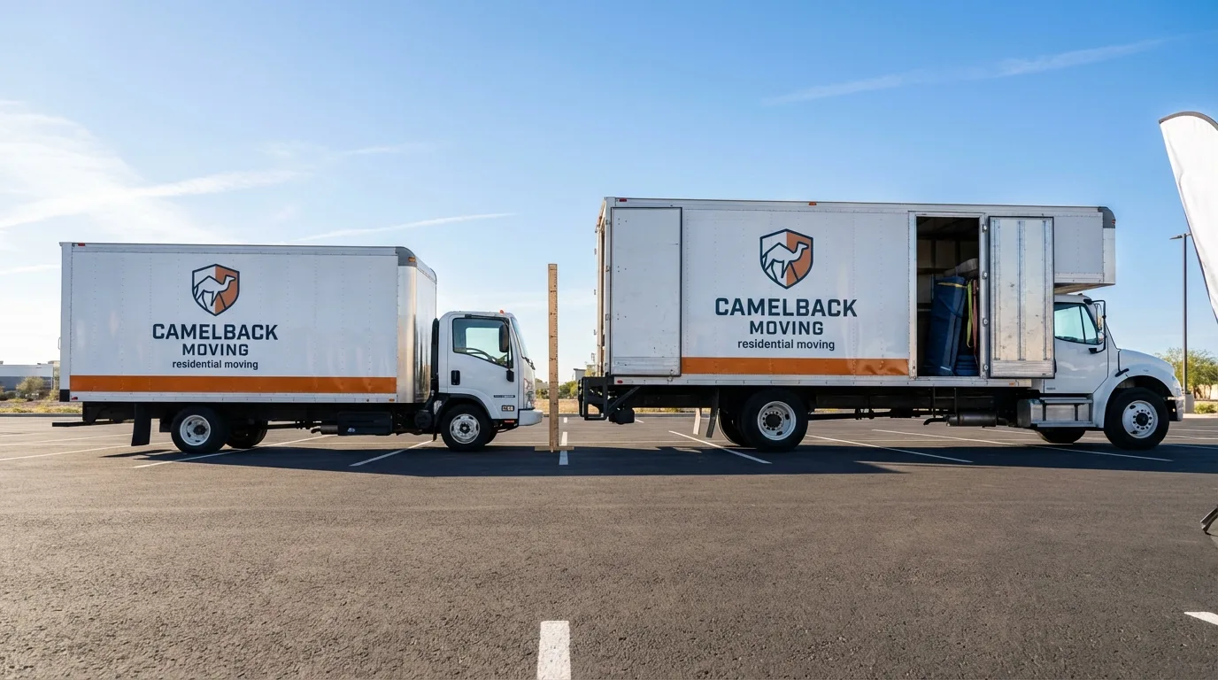 Moving truck size capacity guide in Titusville